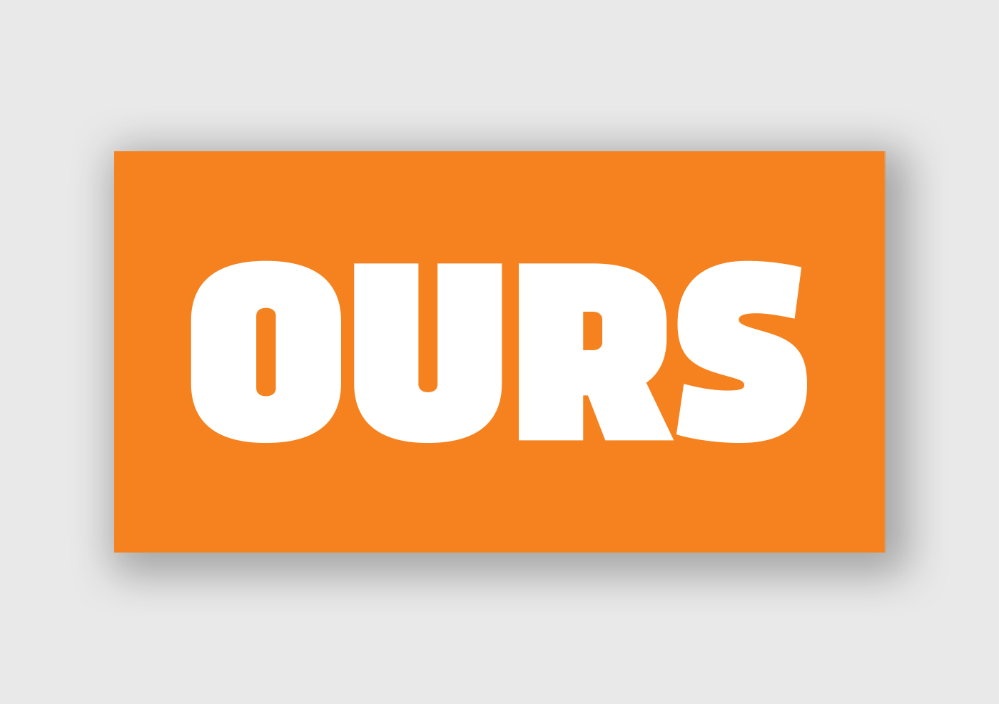 Mitre 10 Cup billboard with the 'OURS' campaign branding